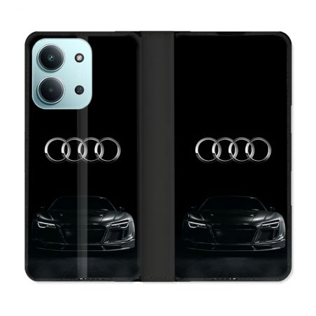 Housse cuir portefeuille Pour Xiaomi Redmi 15C 4G Audi