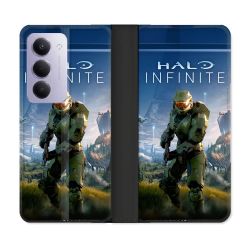 Housse cuir portefeuille Pour Xiaomi Redmi 15 5G Halo