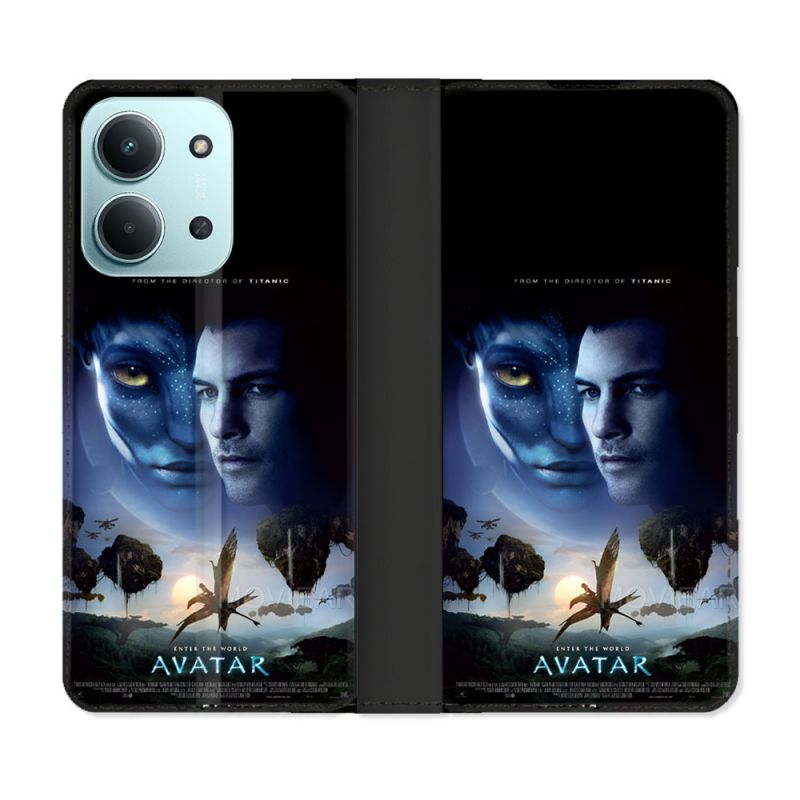 Housse cuir portefeuille Pour Xiaomi Redmi 15C 4G Avatar