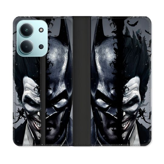 Housse cuir portefeuille Pour Xiaomi Redmi 15C 4G Batman Joker