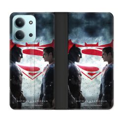 Housse cuir portefeuille Pour Xiaomi Redmi 15C 4G Batman VS Superman