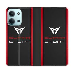 Housse cuir portefeuille Pour Xiaomi Redmi 15C 4G Cupra