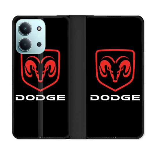 Housse cuir portefeuille Pour Xiaomi Redmi 15C 4G Dodge