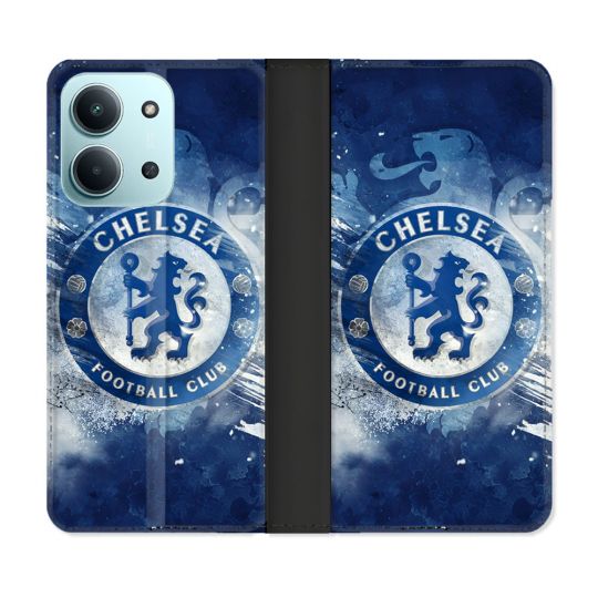 Housse cuir portefeuille Pour Xiaomi Redmi 15C 4G Foot Chelsea