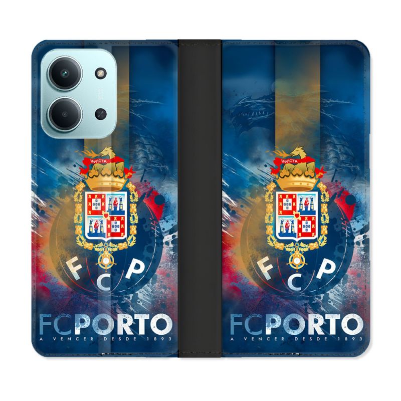 Housse cuir portefeuille Pour Xiaomi Redmi 15C 4G Foot FC Porto