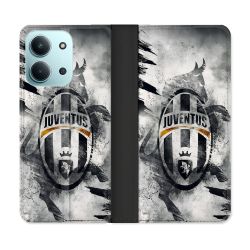 Housse cuir portefeuille Pour Xiaomi Redmi 15C 4G Foot Juventus Turin