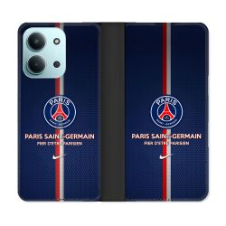 Housse cuir portefeuille Pour Xiaomi Redmi 15C 4G Foot PSG Fier