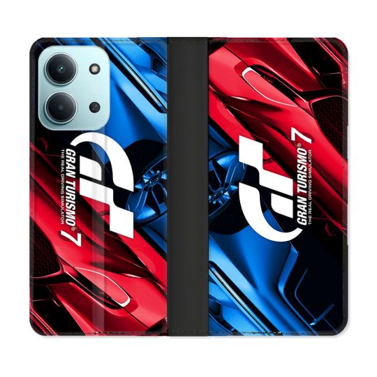 Housse cuir portefeuille Pour Xiaomi Redmi 15C 4G Gran Turismo