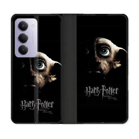 Housse cuir portefeuille Pour Xiaomi Redmi 15 5G Harry Potter Hollows Dobby