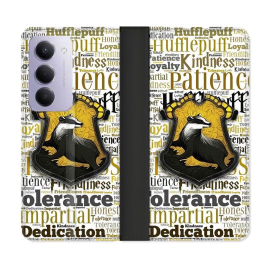 Housse cuir portefeuille Pour Xiaomi Redmi 15 5G Harry Potter Poursouffle