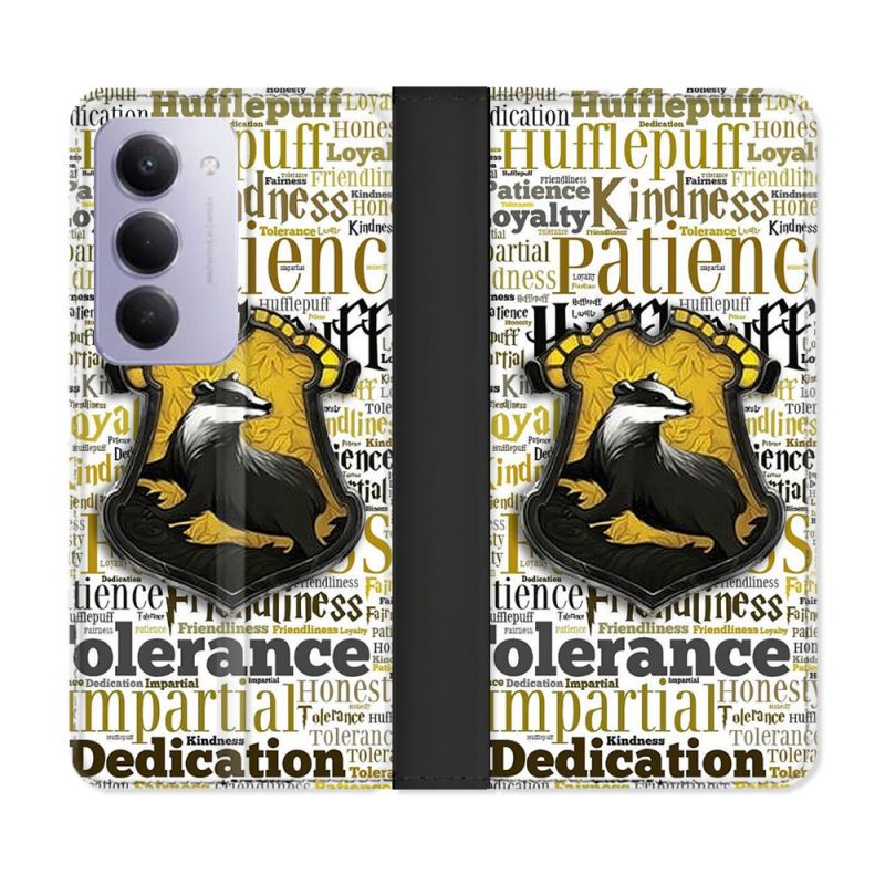 Housse cuir portefeuille Pour Xiaomi Redmi 15 5G Harry Potter Poursouffle