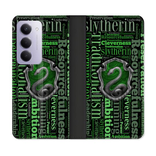 Housse cuir portefeuille Pour Xiaomi Redmi 15 5G Harry Potter Serpentar