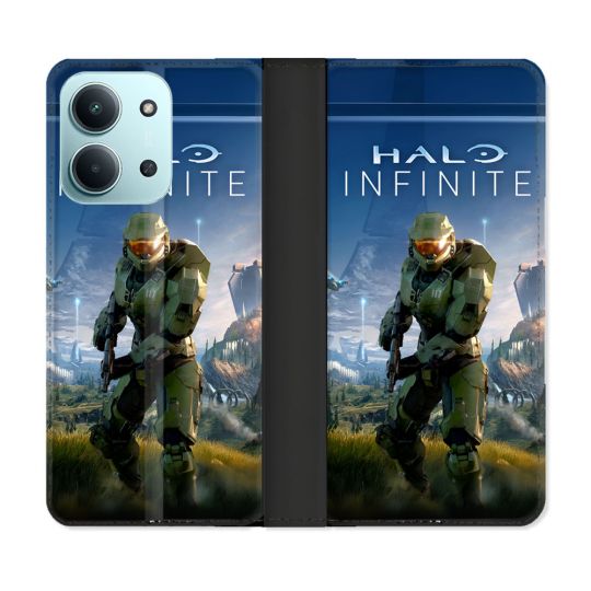 Housse cuir portefeuille Pour Xiaomi Redmi 15C 4G Halo