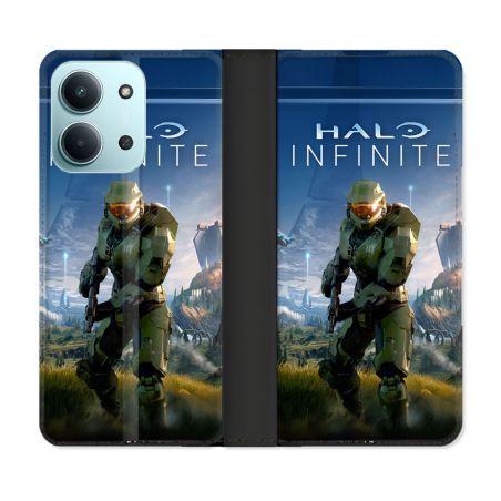 Housse cuir portefeuille Pour Xiaomi Redmi 15C 4G Halo