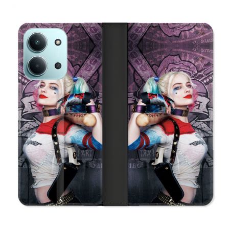 Housse cuir portefeuille Pour Xiaomi Redmi 15C 4G Harley Quinn Batte