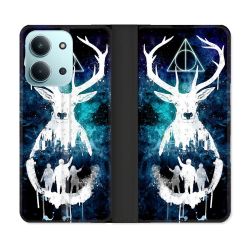 Housse cuir portefeuille Pour Xiaomi Redmi 15C 4G Harry Potter Patronome
