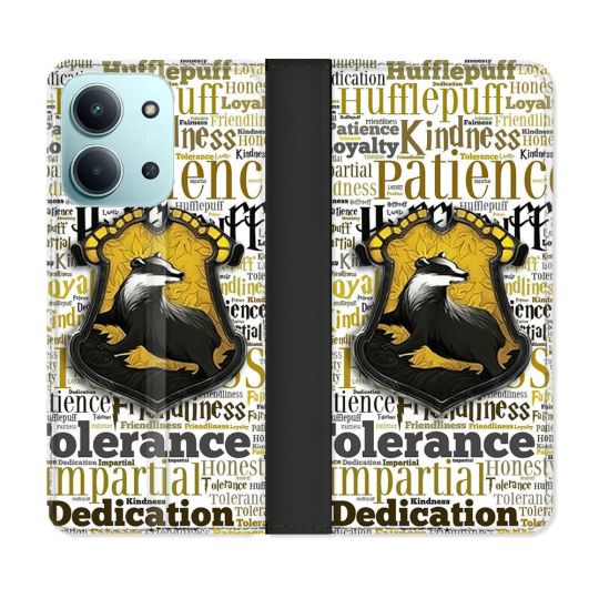 Housse cuir portefeuille Pour Xiaomi Redmi 15C 4G Harry Potter Poursouffle