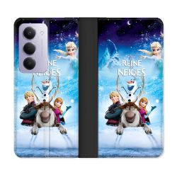 Housse cuir portefeuille Pour Xiaomi Redmi 15 5G La Reine Des Neiges