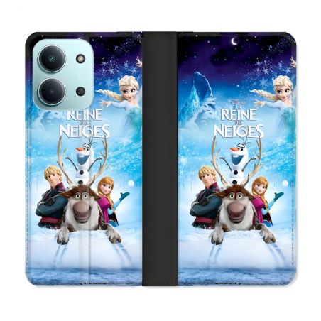 Housse cuir portefeuille Pour Xiaomi Redmi 15C 4G La Reine Des Neiges