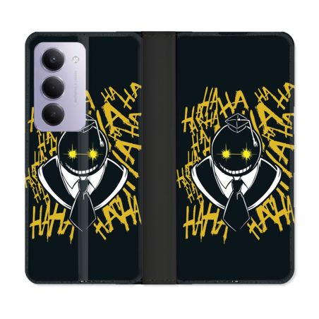 Housse cuir portefeuille Pour Xiaomi Redmi 15 5G Manga Assassination Classroom Kuro Noir