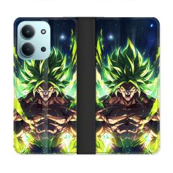 Housse cuir portefeuille Pour Xiaomi Redmi 15C 4G Manga Dragon Ball Broly
