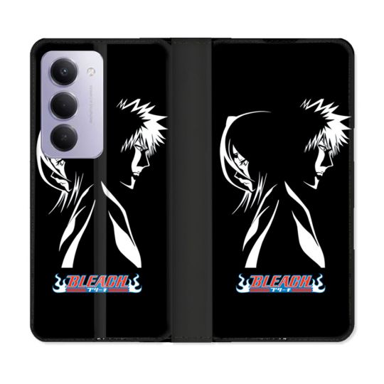 Housse cuir portefeuille Pour Xiaomi Redmi 15 5G Manga Bleach Duo