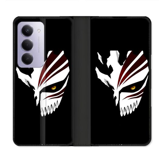 Housse cuir portefeuille Pour Xiaomi Redmi 15 5G Manga Bleach Masque