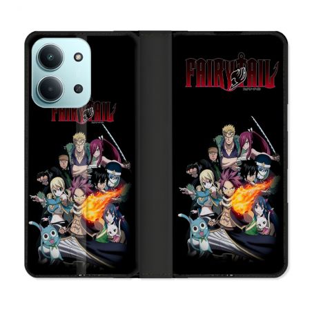 Housse cuir portefeuille Pour Xiaomi Redmi 15C 4G Manga Fairy Tail Logo Team