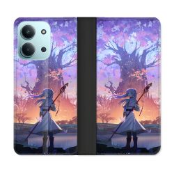 Housse cuir portefeuille Pour Xiaomi Redmi 15C 4G Manga Frieren