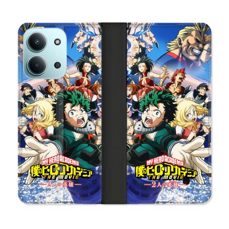 Housse cuir portefeuille Pour Xiaomi Redmi 15C 4G Manga My Hero Academia Affiche