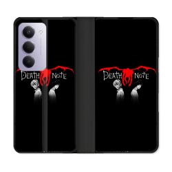 Housse cuir portefeuille Pour Xiaomi Redmi 15 5G Manga Death Note Noir