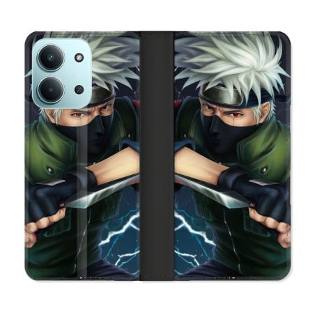 Housse cuir portefeuille Pour Xiaomi Redmi 15C 4G Manga Naruto Kakashi