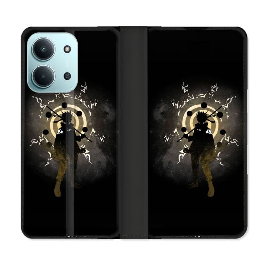 Housse cuir portefeuille Pour Xiaomi Redmi 15C 4G Manga Naruto Sage