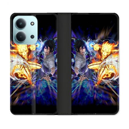 Housse cuir portefeuille Pour Xiaomi Redmi 15C 4G Manga Naruto VS