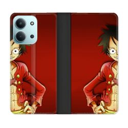 Housse cuir portefeuille Pour Xiaomi Redmi 15C 4G Manga One Piece Luffy