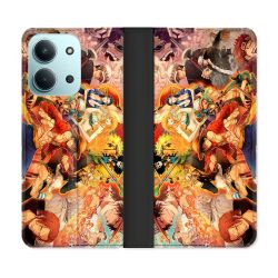 Housse cuir portefeuille Pour Xiaomi Redmi 15C 4G Manga One Piece Nakama