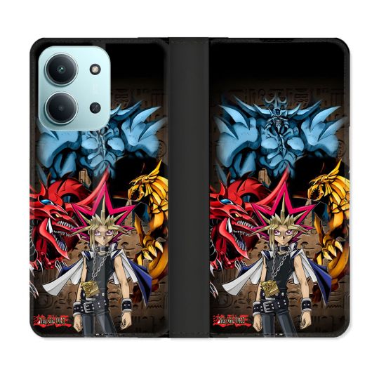 Housse cuir portefeuille Pour Xiaomi Redmi 15C 4G Manga Yu Gi Oh