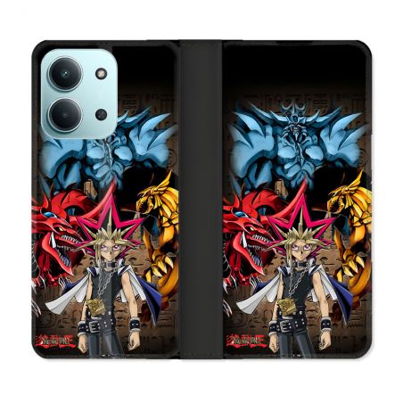 Housse cuir portefeuille Pour Xiaomi Redmi 15C 4G Manga Yu Gi Oh