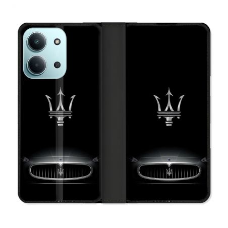 Housse cuir portefeuille Pour Xiaomi Redmi 15C 4G Maserati