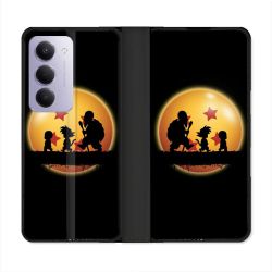 Housse cuir portefeuille Pour Xiaomi Redmi 15 5G Manga Dragon Ball Vintage