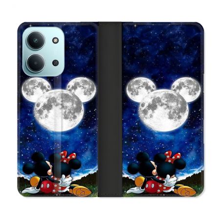 Housse cuir portefeuille Pour Xiaomi Redmi 15C 4G Mickey Minnie