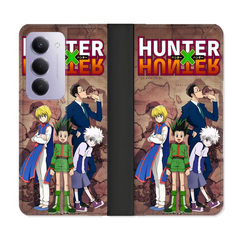 Housse cuir portefeuille Pour Xiaomi Redmi 15 5G Manga Hunter X Hunter Vintage