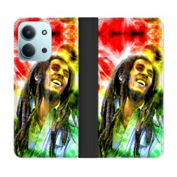 Housse cuir portefeuille Pour Xiaomi Redmi 15C 4G Musique Bob Marley Color