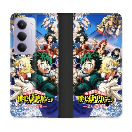 Housse cuir portefeuille Pour Xiaomi Redmi 15 5G Manga My Hero Academia Affiche