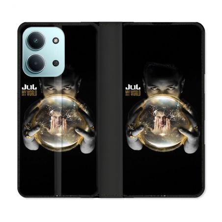 Housse cuir portefeuille Pour Xiaomi Redmi 15C 4G Musique Jul Affiche