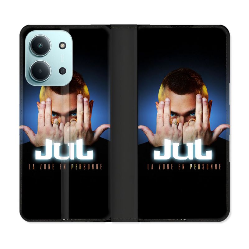 Housse cuir portefeuille Pour Xiaomi Redmi 15C 4G Musique Jul Signe