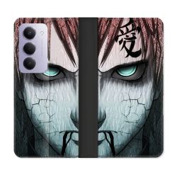 Housse cuir portefeuille Pour Xiaomi Redmi 15 5G Manga Naruto Gaara