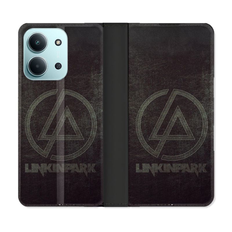 Housse cuir portefeuille Pour Xiaomi Redmi 15C 4G Musique Rock Linkin Park