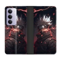 Housse cuir portefeuille Pour Xiaomi Redmi 15 5G Manga Naruto Kakashi Dark