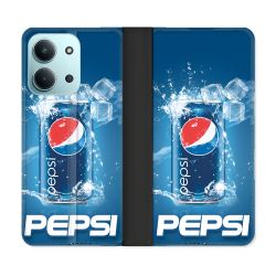 Housse cuir portefeuille Pour Xiaomi Redmi 15C 4G Pepsi